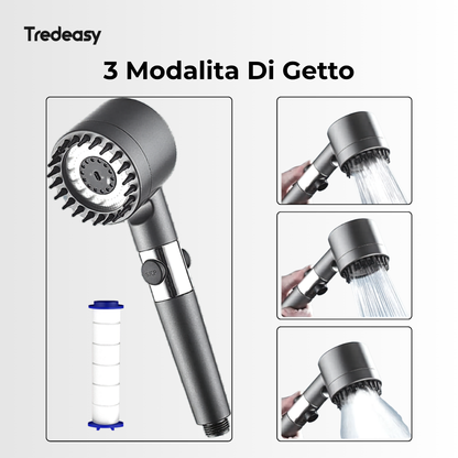 Tredeasy - Soffione Doccia Filtrante